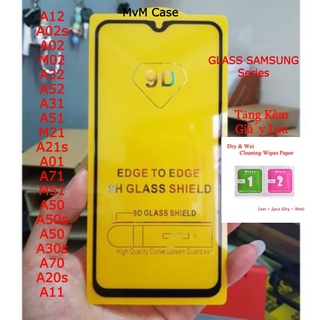 Kính cường lực Samsung 9D Full màn a13 a23 a53 M62 A12 A02s A02 M02 A32,A52,A31,A51,M21,A21s,A71,M51,A50,a22,A30s,A11