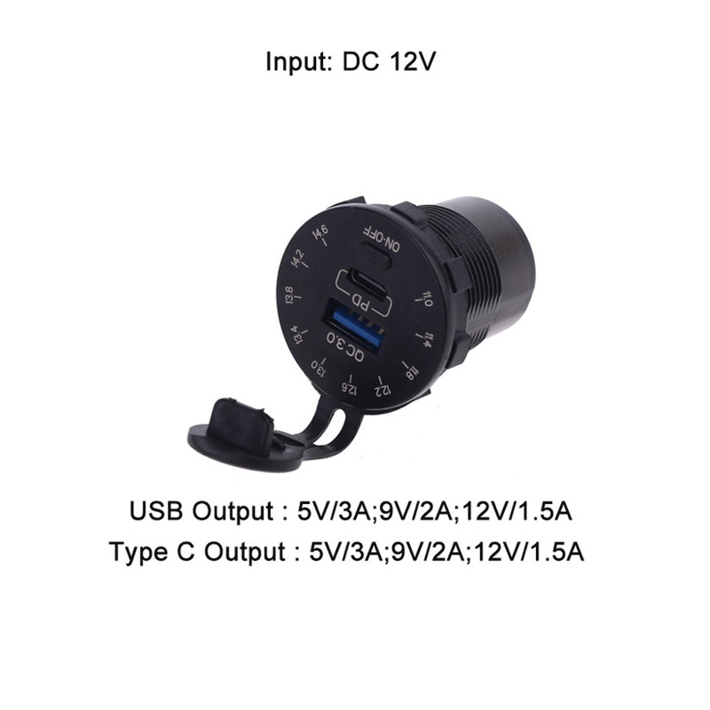 Giá Đỡ Cốc Sạc Nhanh USB 18 / 12V 18W Cho Xe Hơi