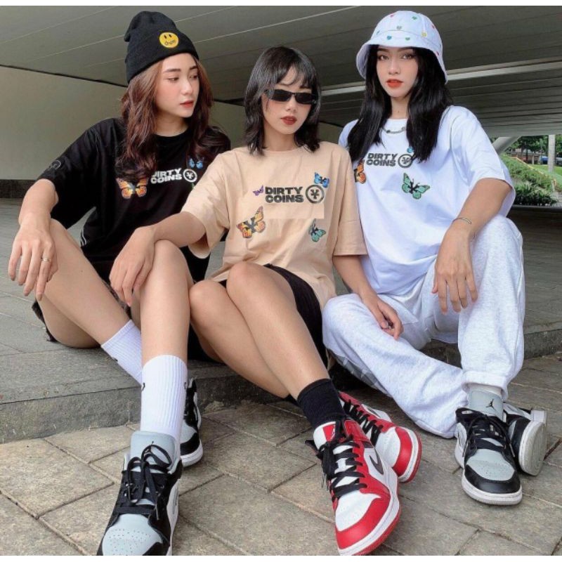 Áo thun tay lỡ Unisex form rộng