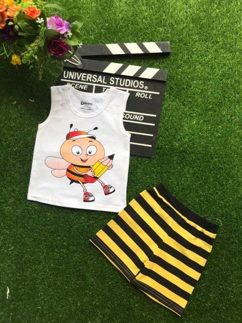 XẢ HÀNG BỘ BÉ TRAI BÉ GÁI SÁT NÁCH THUN 4 CHIỀU MỀM MỊN MÁT SIZE 1-2 GIÁ SỐC