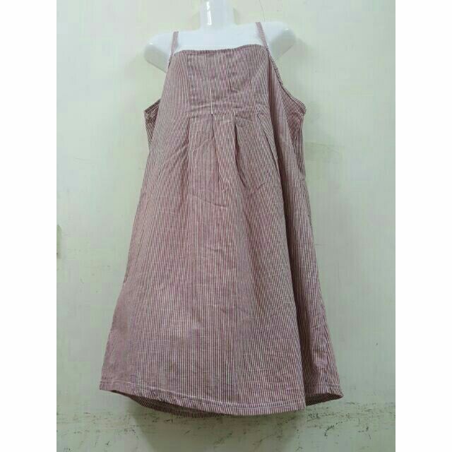 Váy yếm kẻ ô nhí size XL