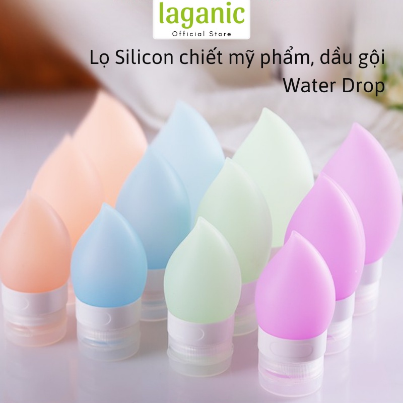 Tuýp chiết mỹ phẩm, dầu gội silicon hình giọt nước 38ml, 60ml, 89ml