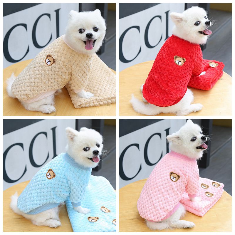 Áo Khoác Giữ Ấm Dày Dặn Dễ Thương Cho Thú Cưng