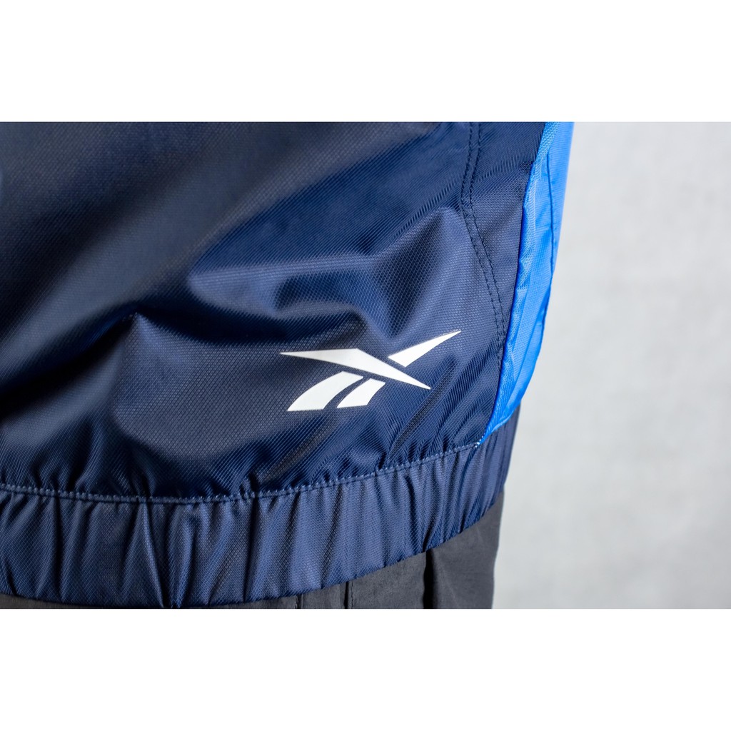 [CHÍNH_HÃNG] ÁO KHOÁC REEBOK WINDBREAKER MYT JACKET - TRẮNG PHỐI XANH