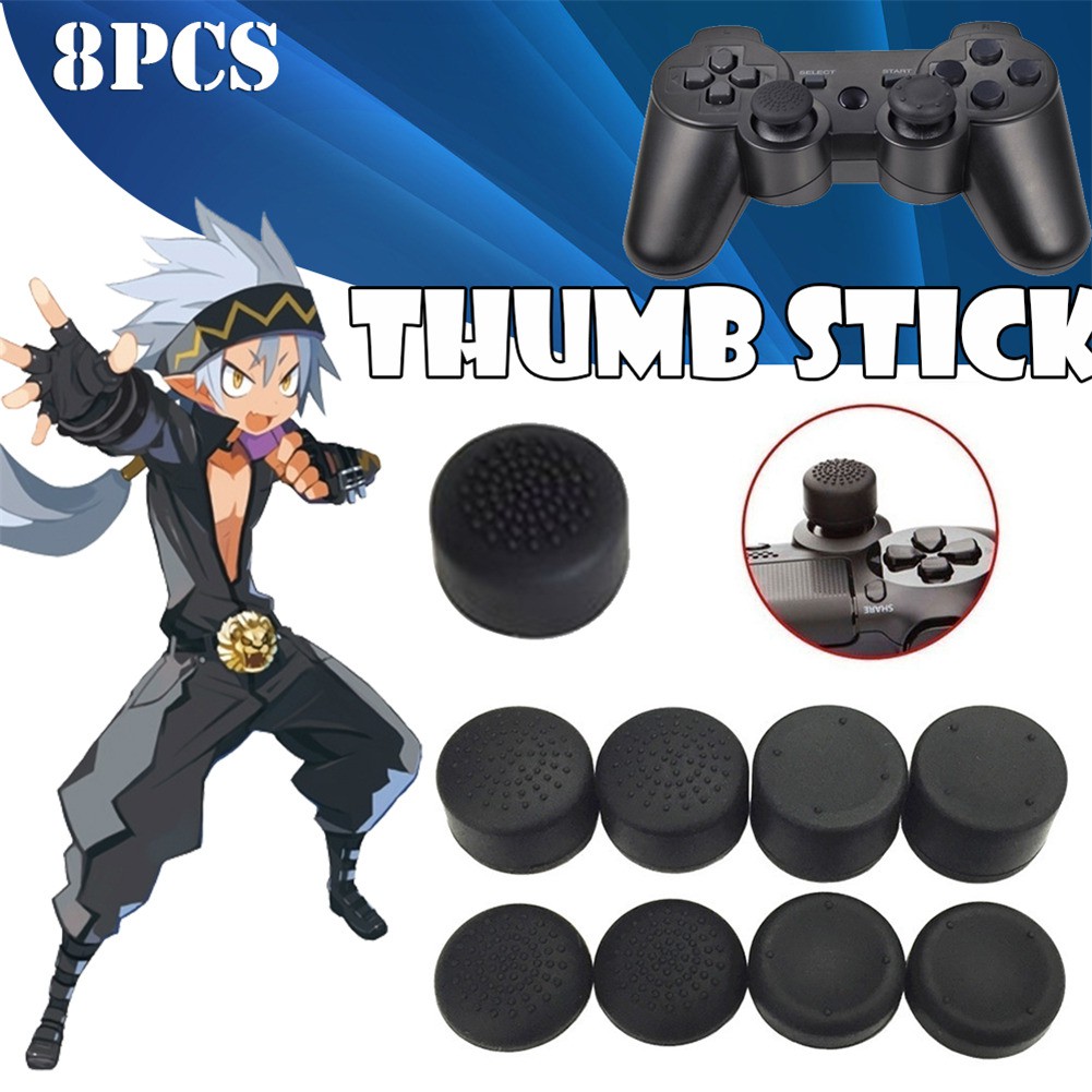 Bộ 8 nút cao su bọc nút joystick chao tay cầm chơi game Playstation