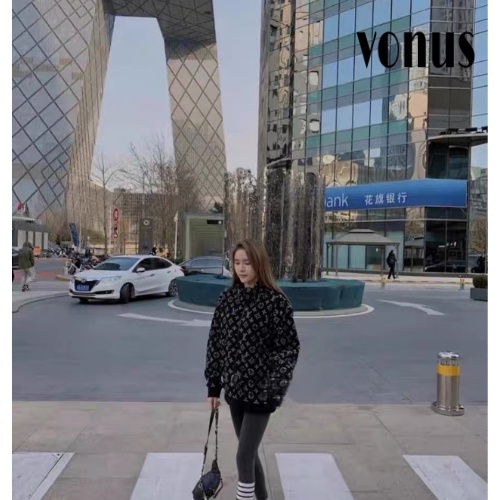 Áo khoác bomber nam nữ cao cấp I Áo bomber lông hoa tiết LV sang trọng I Áo 2 lớp cực ấm I Vonus013. | BigBuy360 - bigbuy360.vn