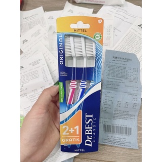 Bàn chải đánh răng Dr Best Mua 2 tặng 1