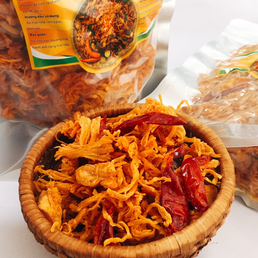 GÀ KHÔ XÉ CAY SẠCH 1KG