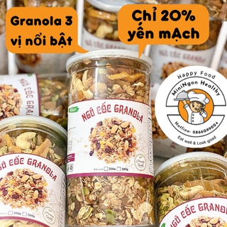 Granola MiniNgonHealthy siêu hạt hỗ trợ ăn kiêng 500gr