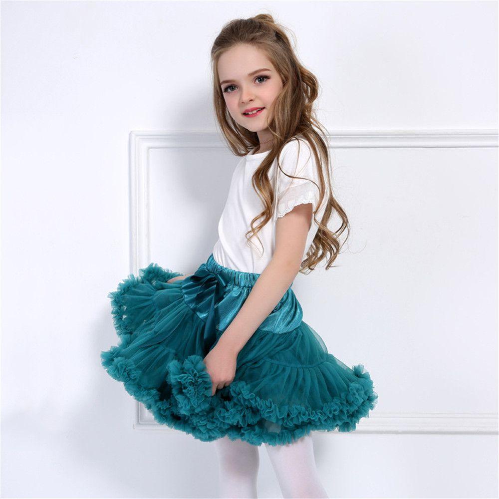 Chân Váy Xòe Tutu Cổ Điển Thời Trang Cho Bé Gái