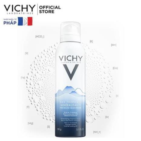 [NHẬP KHẨU 2021] Nước khoáng dưỡng da Vichy Mineralizing Thermal Water 150ml