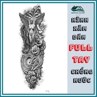 Hình Xăm Dán Kín Tay, Nửa Lưng DZ-117