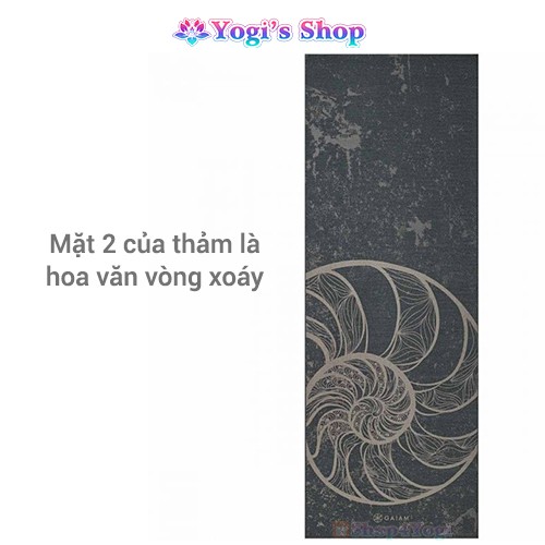 Thảm Tập Yoga PVC Hoa Văn 2 Mặt Relax 6mm | Hàng Đài Loan Xuất Khẩu
