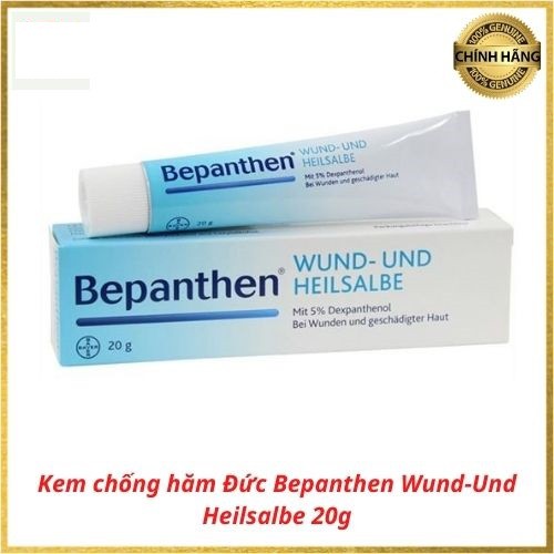 [Chuẩn Đức] Kem chống hăm Đức Bepanthen Wund-Und Heilsalbe 20g cho trẻ từ sơ sinh