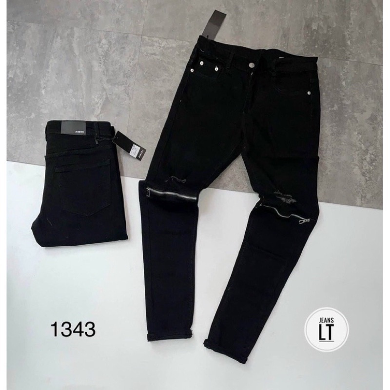 Quần jean khoá gối nam [HÀNG SHOP]