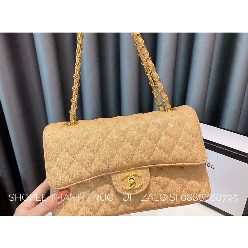 Túi đeo vai da hạt chuẩn V-I-P size 20 - 26cm
