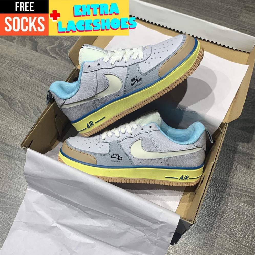 Giày A.F.1 Utility Light Blue Grey Khaki | BigBuy360 - bigbuy360.vn