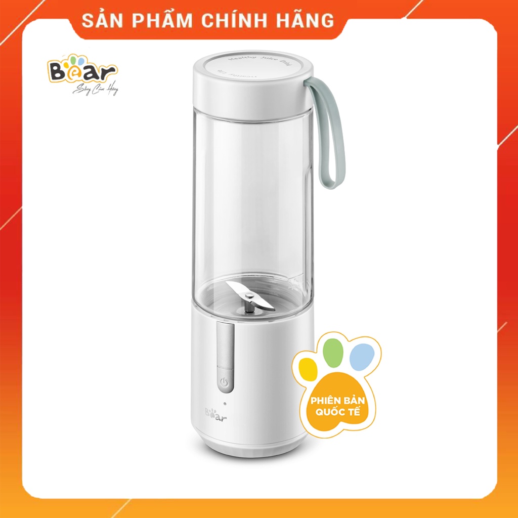 [Bear Chính Hãng]Máy xay sinh tố cầm tay đa năng Bear BL-B35V1 màu trắng công suất 50W, dung tích 350ml, nhựa tritan.