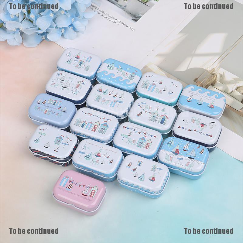 Bộ 3 Hộp Thiếc Mini Đựng Đồ Tiện Dụng