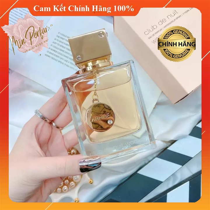 Nước hoa nữ cao cấp Armaf Club De Nuit Women 5ml-10ml-20ml - Nữ tính, thanh lịch, Ấm áp