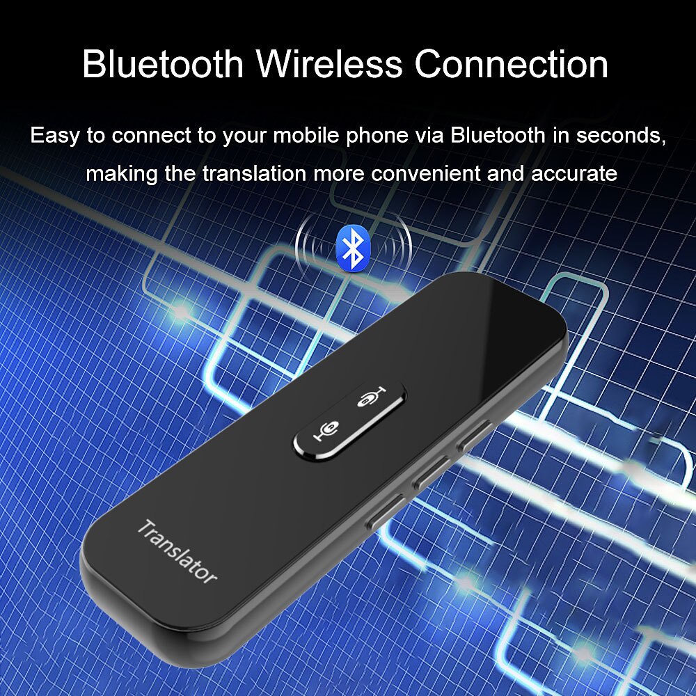 Máy Phiên Dịch Chuyển Đổi Ngôn Ngữ Thông Minh G6X 70 Ngôn Ngữ BT APP Làm Phụ Kiện Chụp Ảnh Du Lịch