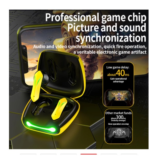 Tai Nghe Không Dây TWS5.1 Cho Game Thủ Tai Nghe Thể Thao Nhét Tai  Bluetooth Chống Ồn Âm Thanh Chân Thực