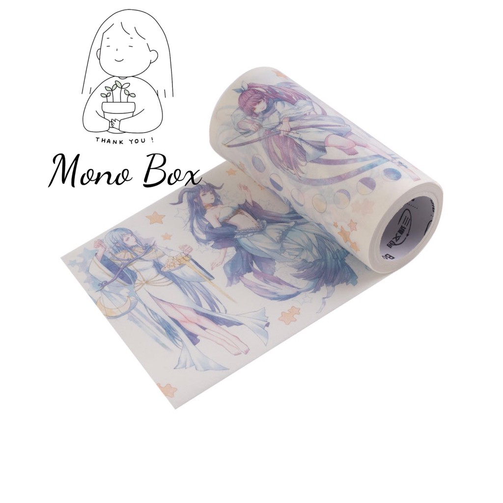 [Chiết] Washi tape cô gái cung hoàng đạo Mono_box 01002