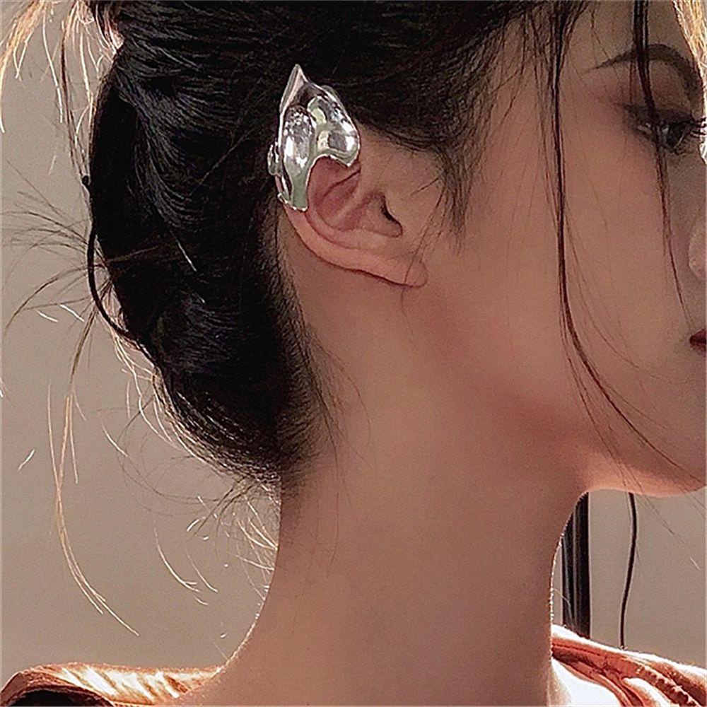 Khuyên Kẹp Vành Tai Bất Đối Xứng Thời Trang Cho Nữ