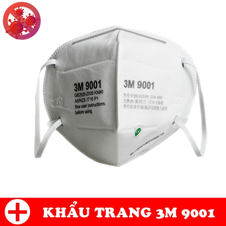 (Chỉ Ship TPHCM) Khẩu Trang Cao Cấp 3M 9001V