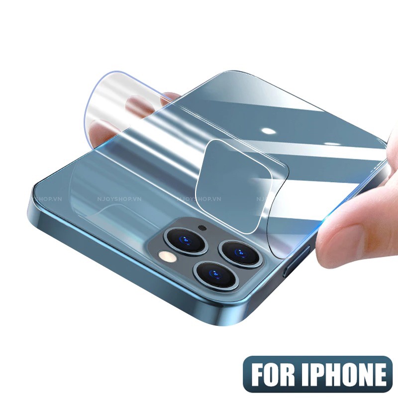 Dán Ppf Ip Hydrofilm Chống Trầy Xước Không Bám Vân Tay Dành Cho 7 8 7plus 8plus X Xs Xr Xsmax 11 Pro Max Njoyshop
