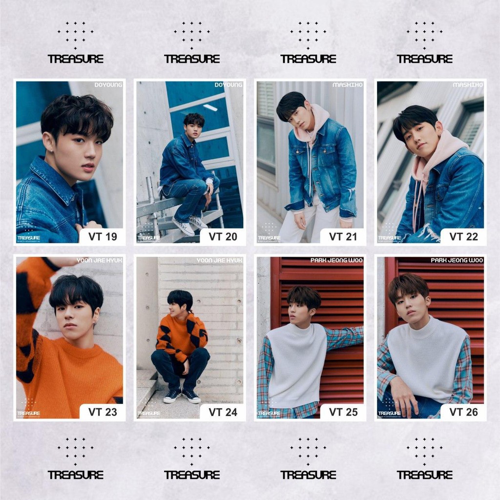 Tấm Poster 2 K-Pop In Hình Diễn Viên Asahi Yedam Doyoung Mashiho Jaehyuk Jeongwoo Trong Phim The Treasure 3