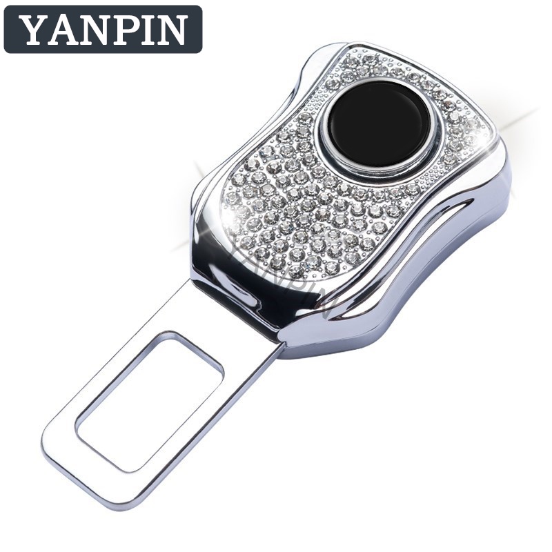 Chốt Khóa Dây Đai An Toàn Đính Đá Kim Cương Dành Cho Xe Hơi Peugeot 2008 3008 4008 5008 308 408 508 301