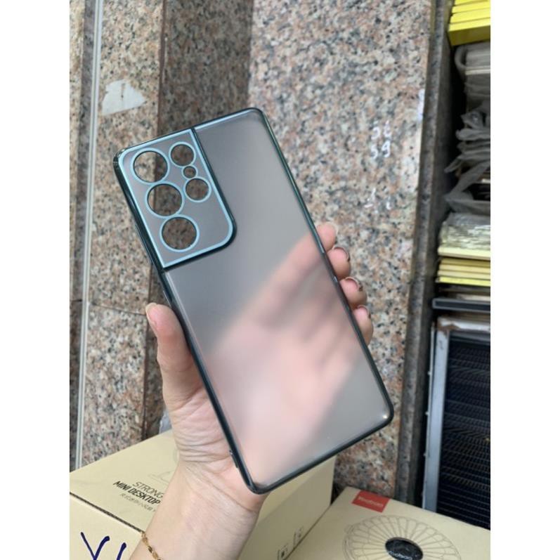 Ốp lưng nhám viền xi Sam Sung Galaxy S21/ S21 Plus/S21 Ultra - Hàng chính hãng Sulada