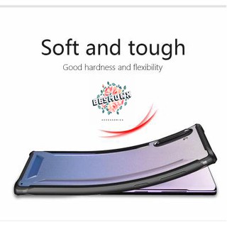 Ốp Note 10 / Note 10 Plus trong viền đen chống sốc