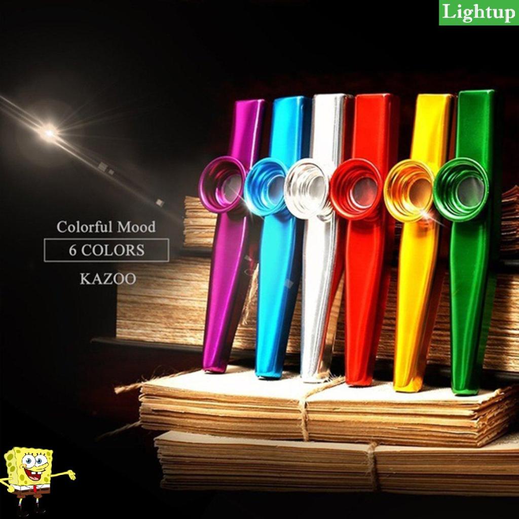 Nhạc cụ Kazoo Portable Mini Metal Musical Nhạc cụ dành cho trẻ em yêu thích âm nhạc