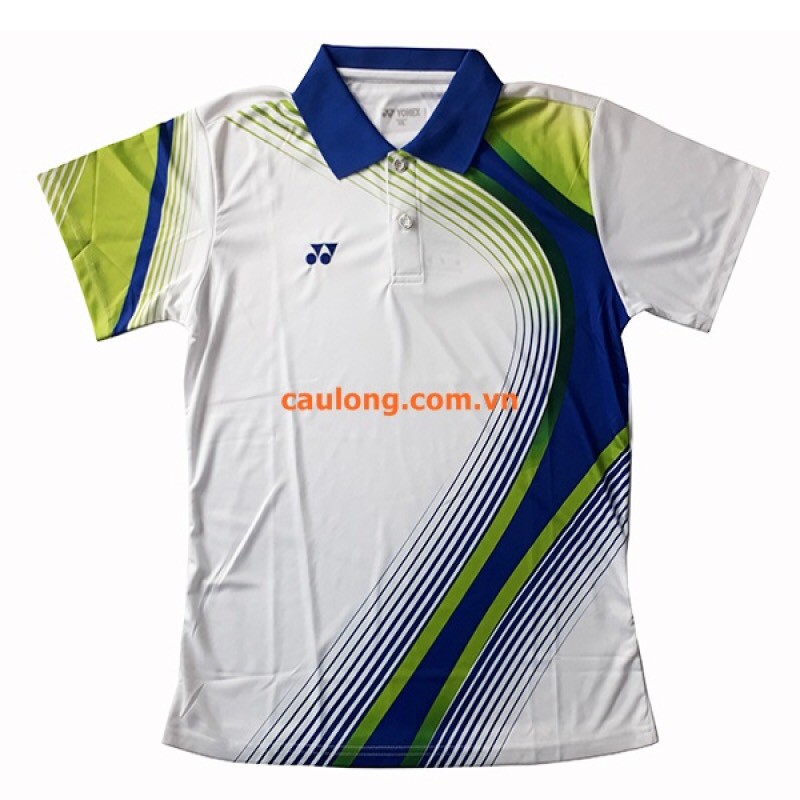 Áo Cầu Lông Nam Nữ Cổ Bâu Yonex 36159/35159 Màu Trắng