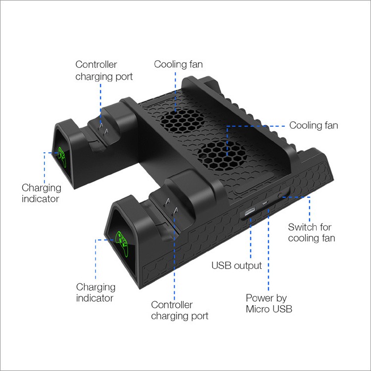 Đế tản nhiệt đa năng cho máy Xbox One (S/ X) - Tyx 1840