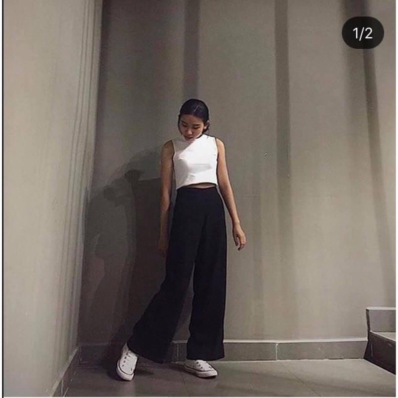 Quần ống suông khoá sườn | BigBuy360 - bigbuy360.vn