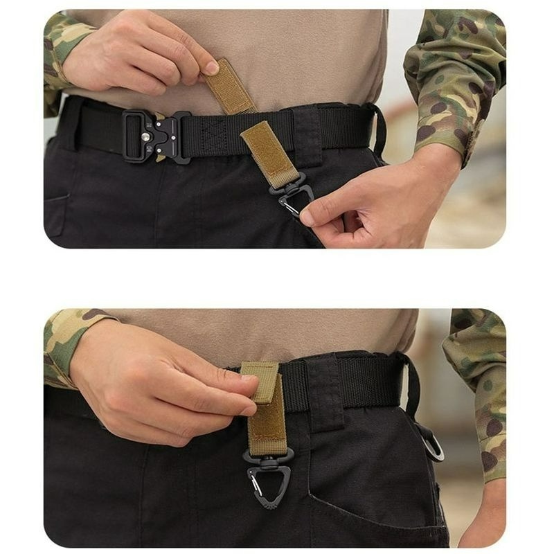 1 Móc Khóa Dây Đai Ba Lô Leo Núi Đa Năng Bằng Nylon
