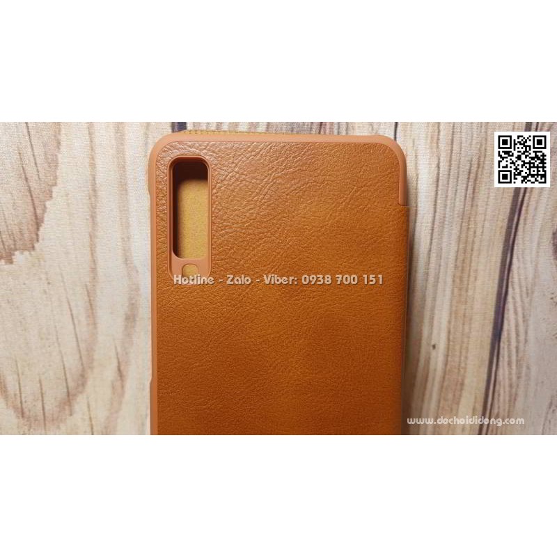 Bao da Samsung A7 2018 Nillkin Qin