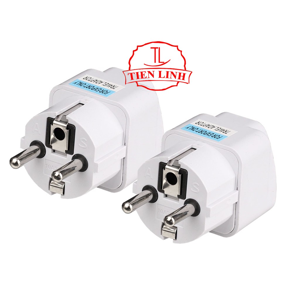 Phích cắm chuyển 2 chấu sang 3 chấu từ 0~250V tiện dụng