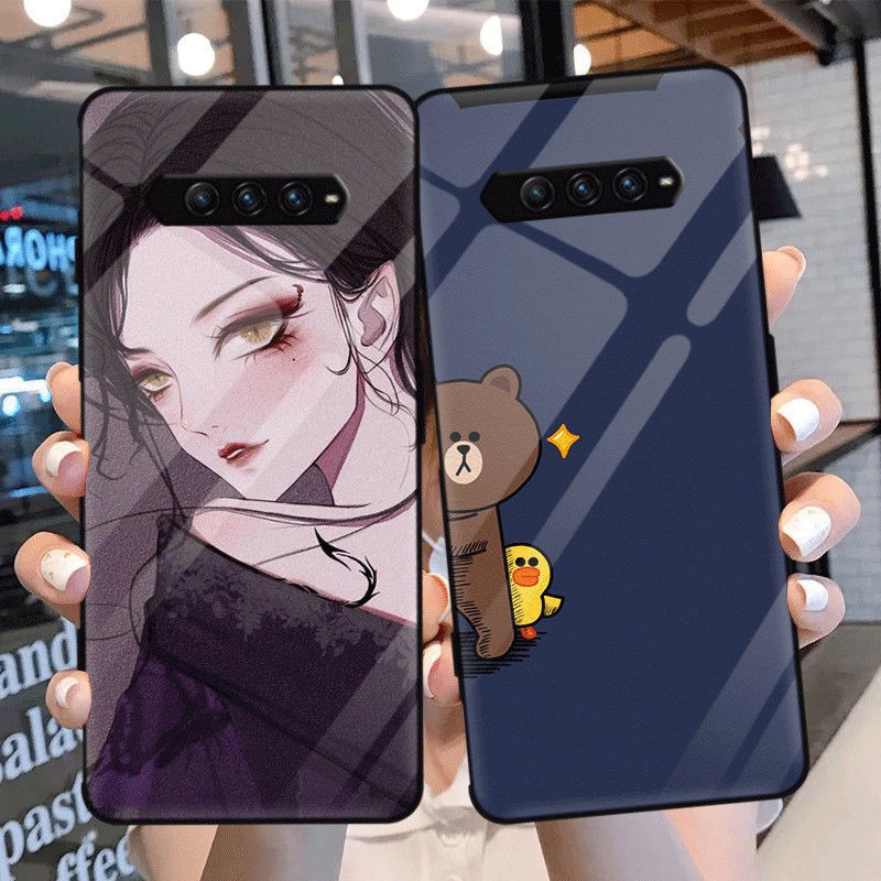 Ốp Lưng Mặt Kính Cường Lực Chống Rơi In Hình Sáng Tạo Cho Xiaomi Black Shark 4 / 4pro | BigBuy360 - bigbuy360.vn