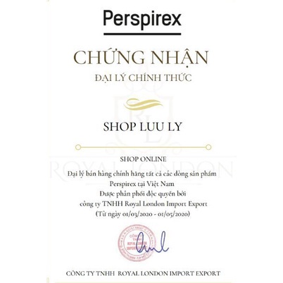 [Chính Hãng] Lăn Khử Mùi Perspirex - Lăn Nách Ngăn Tiết Mồ Hôi Hiệu Quả, Khử Mùi Hôi Triệt Để