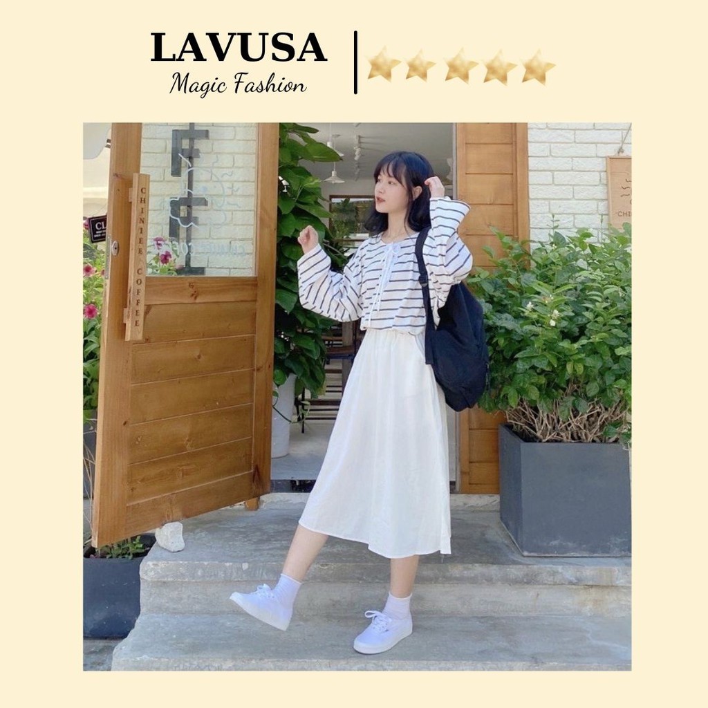 Chân Váy Dài 💖 𝘍𝘳𝘦𝘦𝘴𝘩𝘪𝘱 💖 Chân Váy Đũi Hàn Túi Xẻ Siêu Xinh LAVUSA ( Ảnh Thật / Sẵn ) | BigBuy360 - bigbuy360.vn
