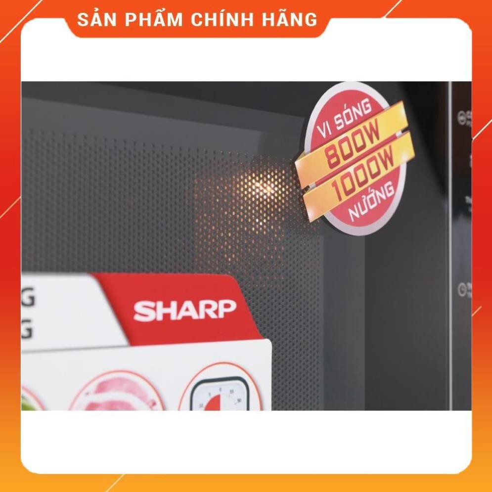 [ CHÍNH HÃNG ] R-G302VN-S | Lò vi sóng Sharp R-G302VN-S 23 lít, có nướng (Hàng chính hãng)