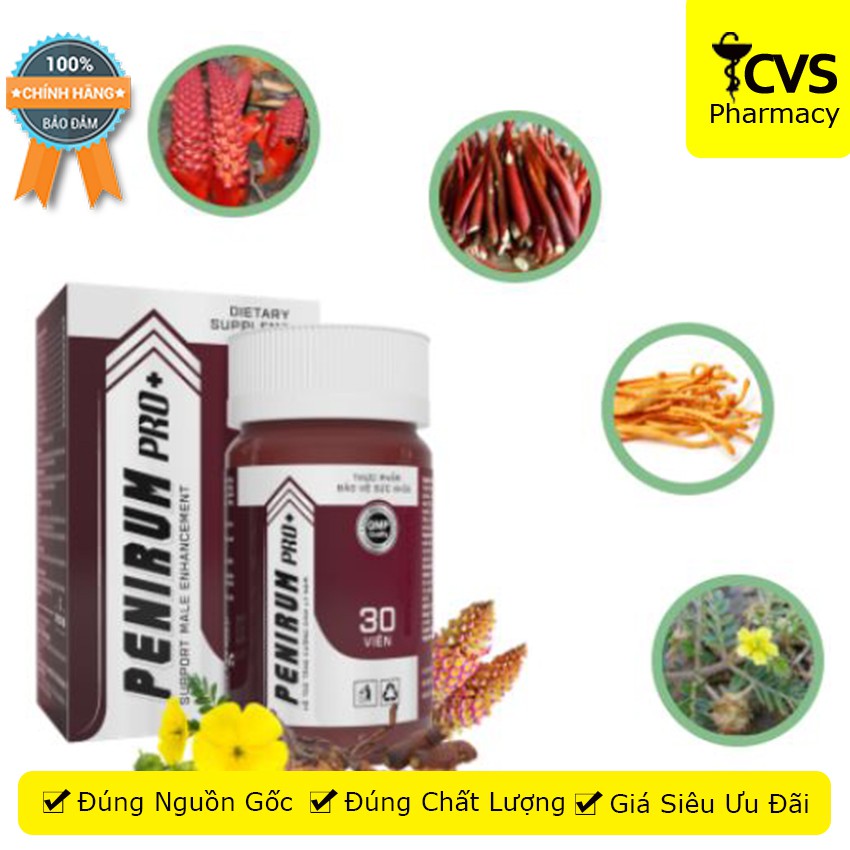 PENIRUM PRO+ hỗ trợ cải thiện sinh lý nam giới 30v - Cvspharmacy