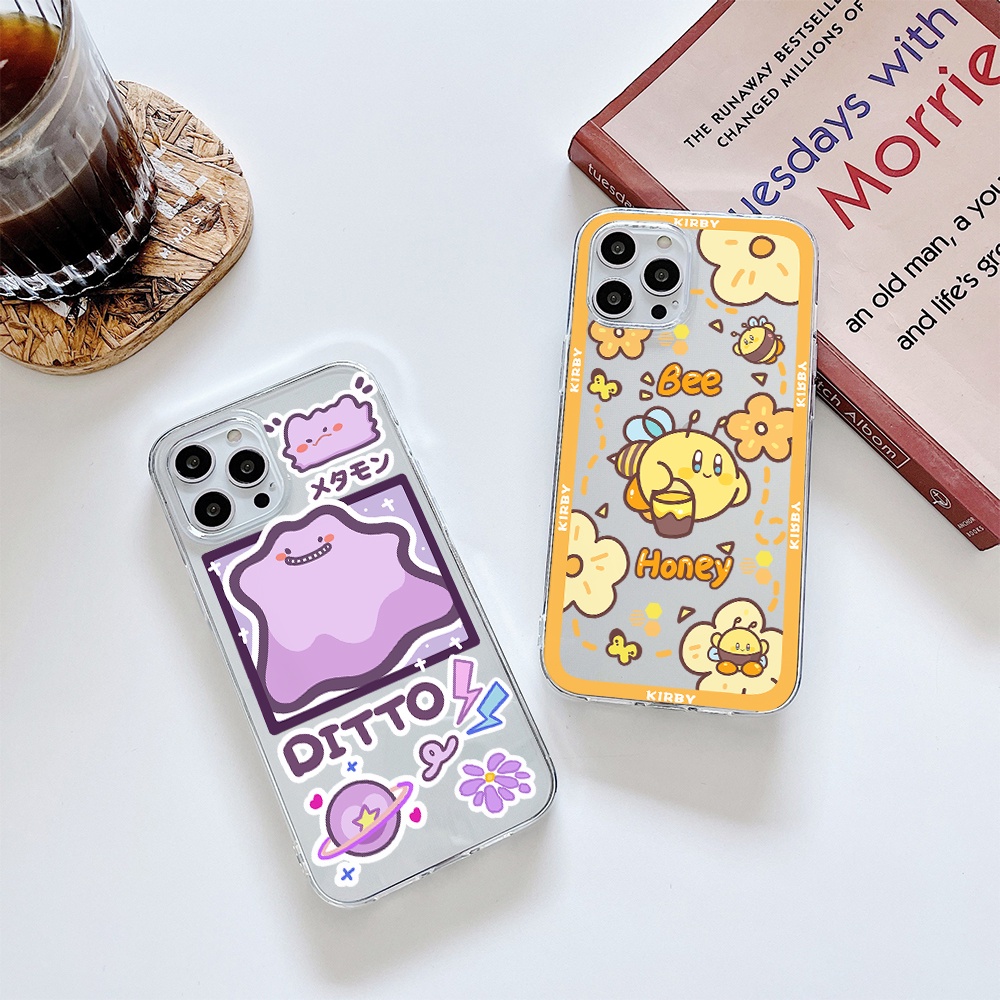 Ốp Điện Thoại Tpu Mềm Chống Sốc In Hình Chú Ong Dễ Thương Cho iPhone 11 12 13 pro max XS X XR XSMax 7 8 6 6s plus 5 4 SE 2020