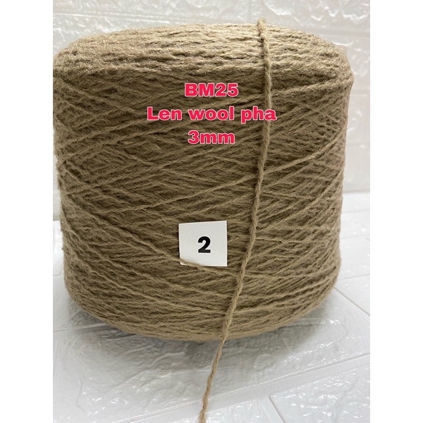 Len wool pha nhiều loại