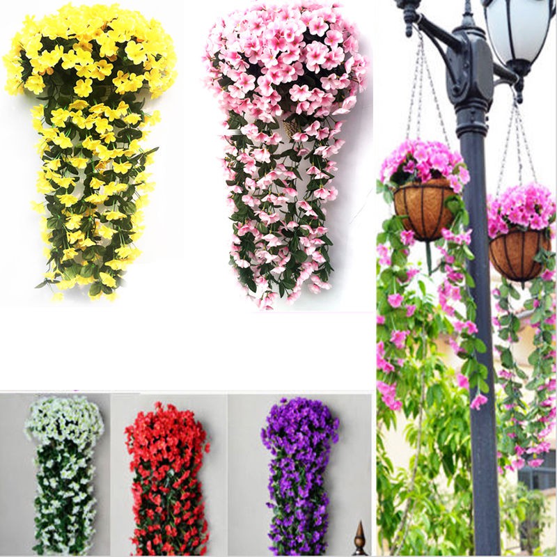 💐Set 9 Hoa Lan Giả Treo Tường Trang Trí Mới