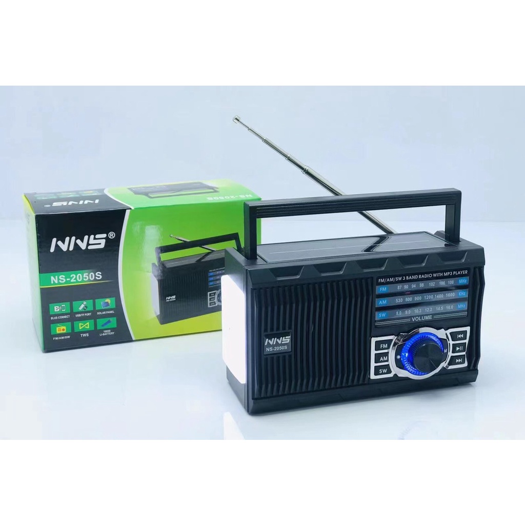 Loa Bluetooth Linkeetech FM/SD/USB NNS NS-2050S Pin năng lượng mặt trời